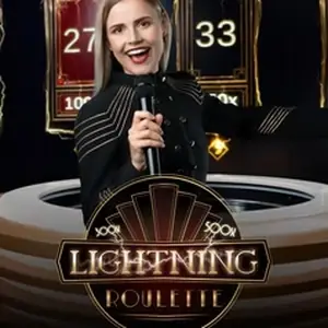 Lightning Roulette crupier en vivo